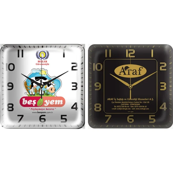 Orologio da parete in vetro