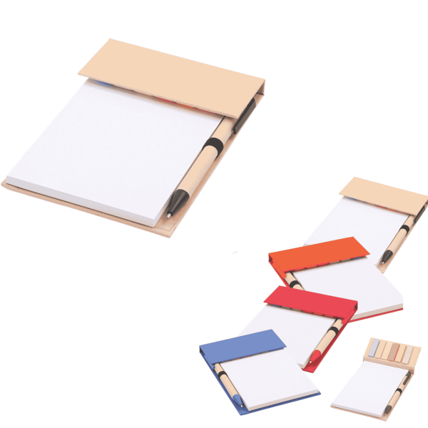 Bloc-notes Recyclé avec Stylo