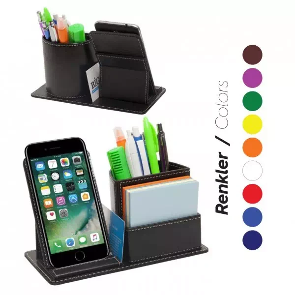 Portalápices de cuero