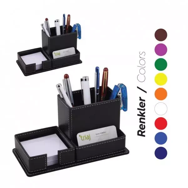 Portalápices de cuero