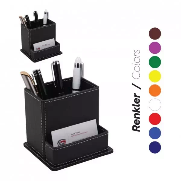 Portalápices de cuero