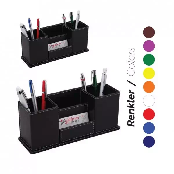 Portalápices de cuero