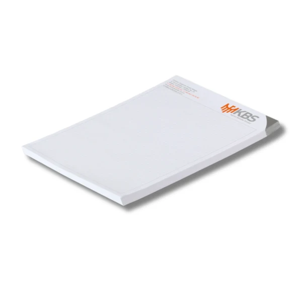 Bloc de notas encolado superior