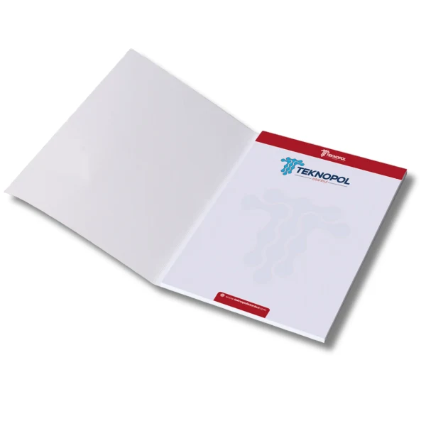 Bloc de notas con cubierta superior