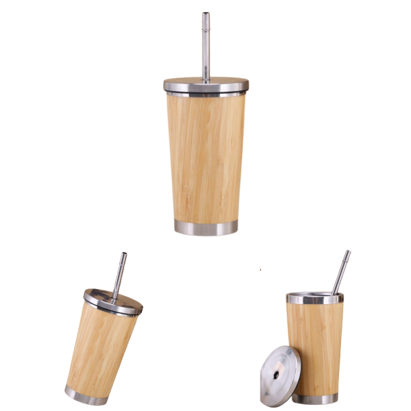 Termos in Bambù con Cannuccia