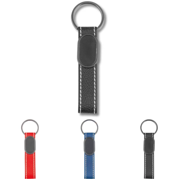 Deri Metal Anahtarlık