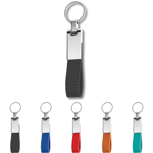 Deri Metal Anahtarlık