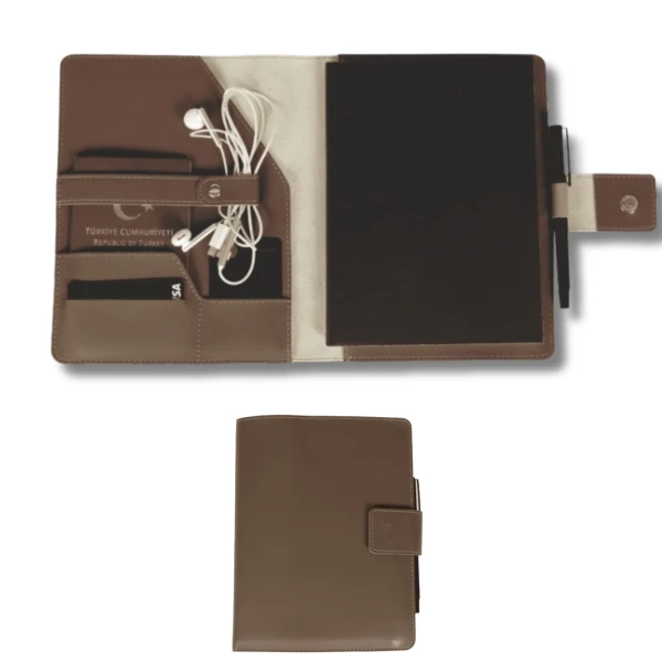 Deri Portföy Defter Kabı