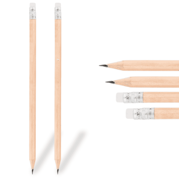 Köşeli Silgili Kurşun Kalem