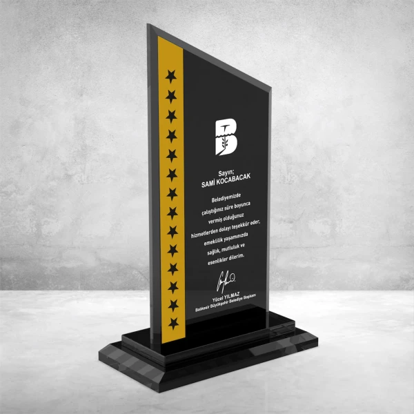 Kristal Plaket