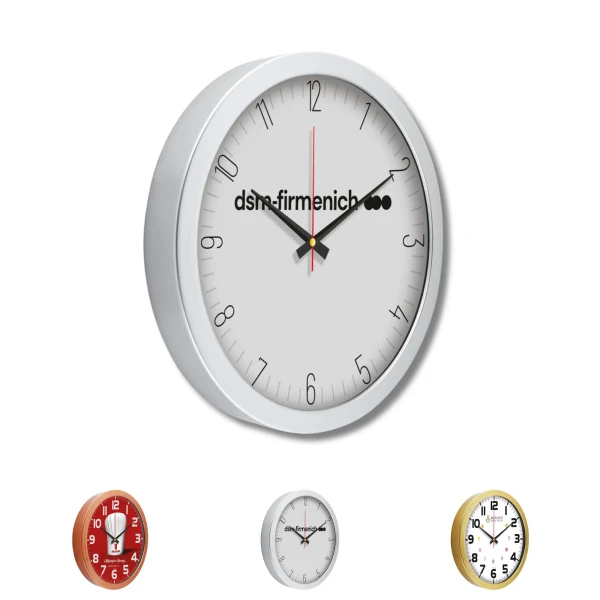 Metallized Plastic Wall Clock