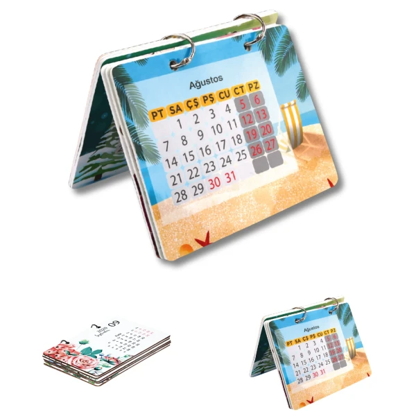 Cardboard Table Calendar