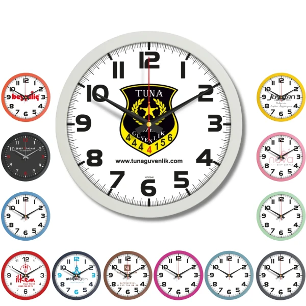 Kunststoff-Wanduhr