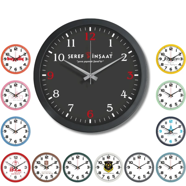 Kunststoff-Wanduhr
