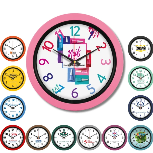 Kunststoff-Wanduhr