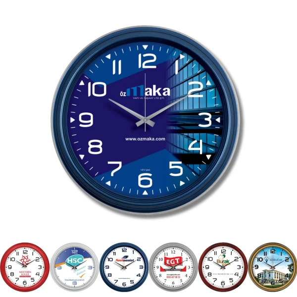 Kunststoff-Wanduhr