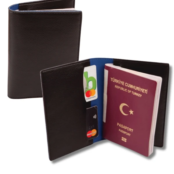 Porta passaporto in ecopelle