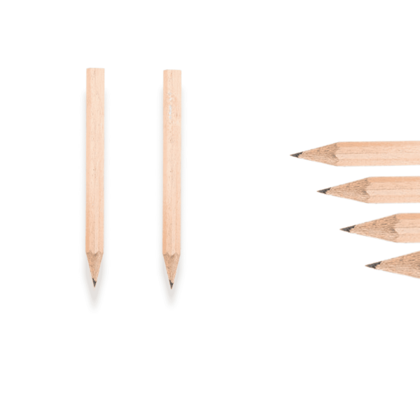 Kısa Natural Kurşun Kalem