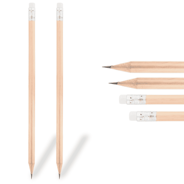 Yuvarlak Silgili Kurşun Kalem